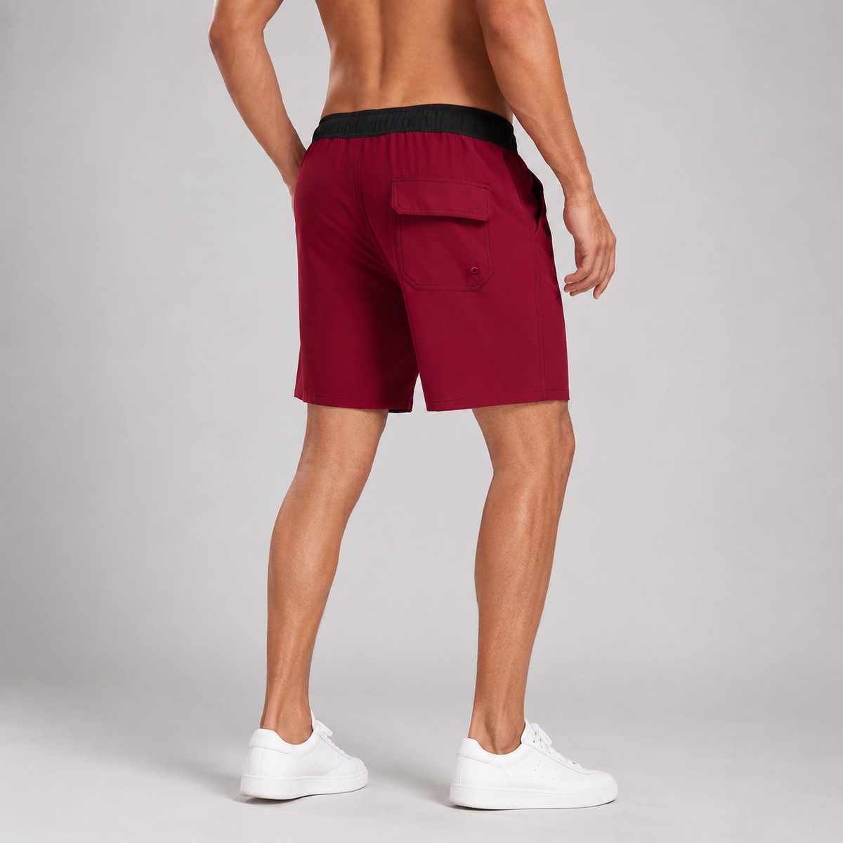 Alexander | Men’s Swim Shorts | Drawstring Waist Inner Leg Pocket Beachwear — image 20 — MAREACO