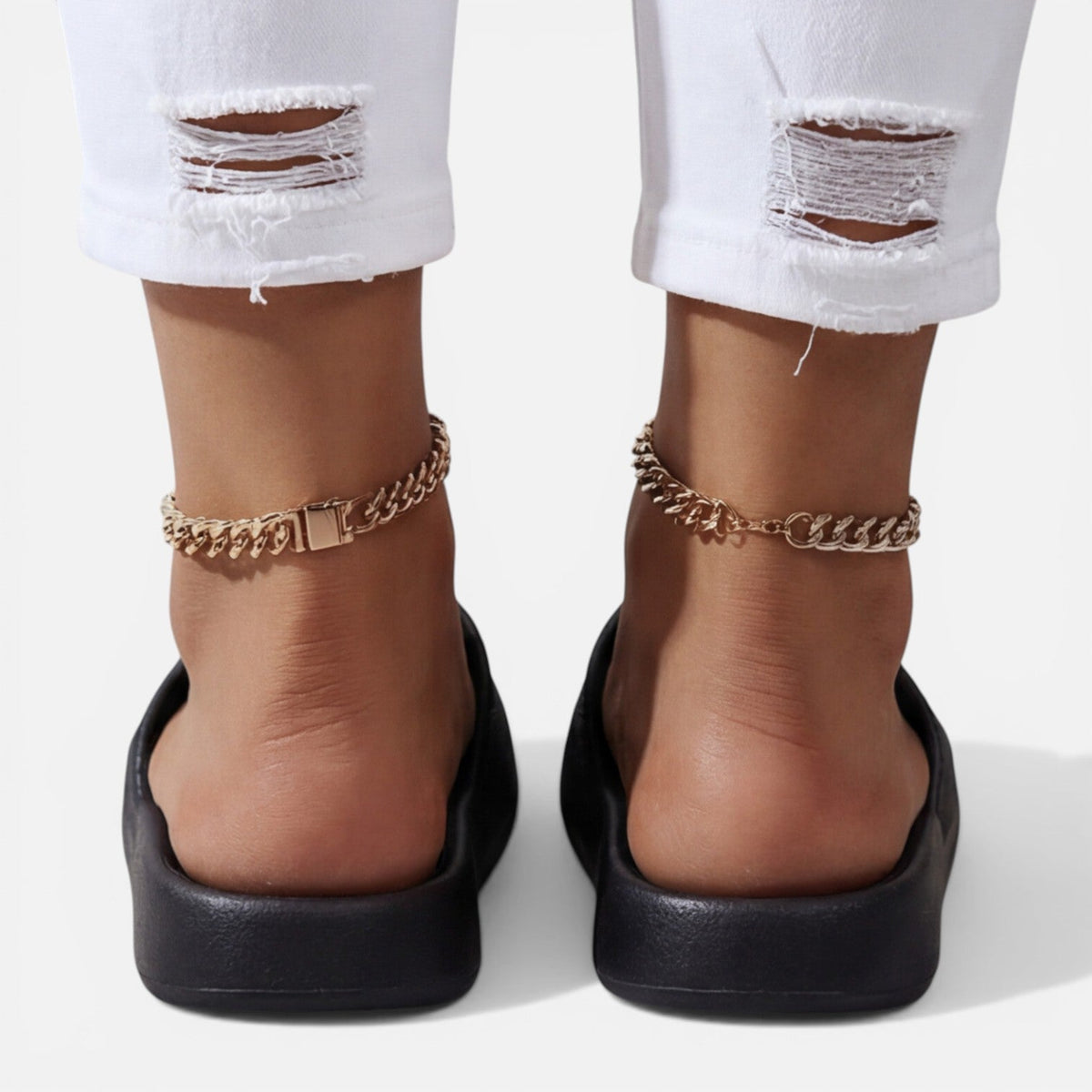 Chloe | Women’s Slides | Ribbed Straps Open Toes Summer Wear — image 11 — MAREACO