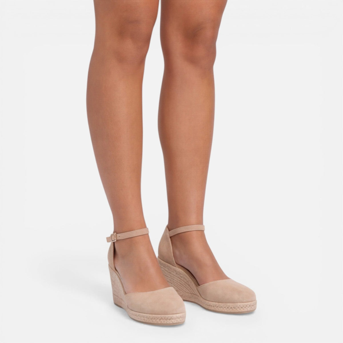 Hannah | Women’s Wedge Sandals | Closed Toes Ankle Straps Summer Wear — image 09 — MAREACO