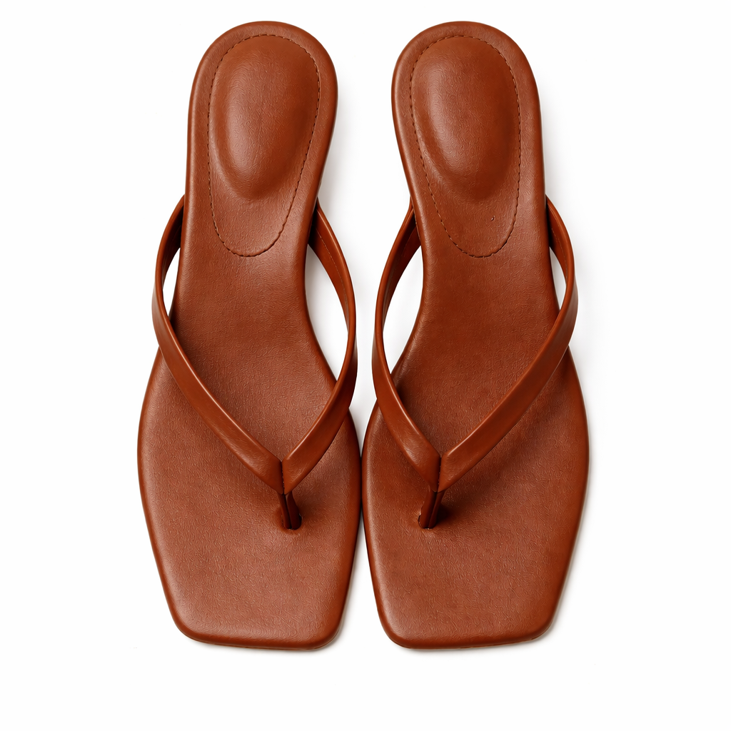 Clara | Women’s Slippers | Square Toe Low Heel Summer Wear — image 06