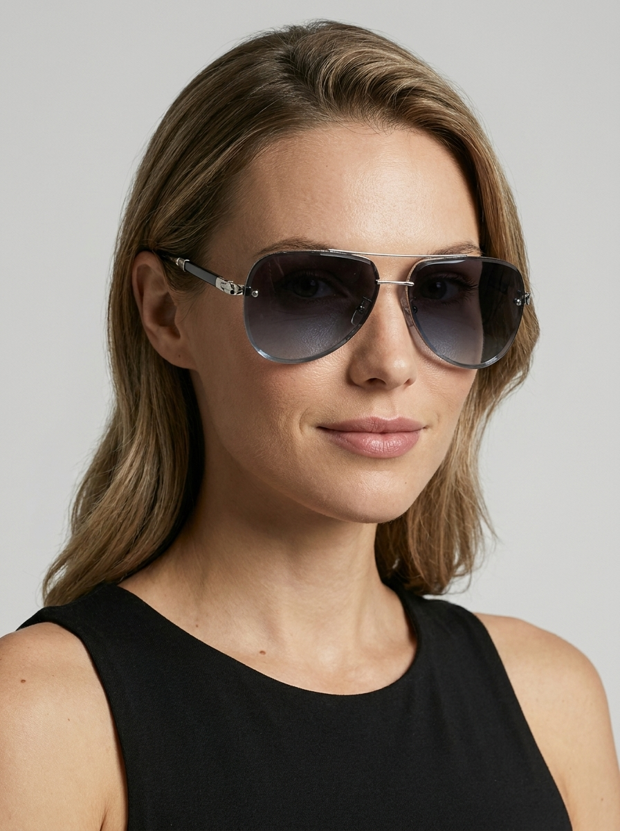 Alex | Men’s Aviator Sunglasses | Tinted Lenses Double Bridge Everyday Wear — image 03 — MAREACO