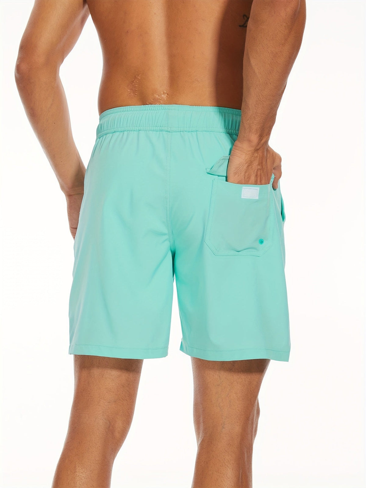 Alexander | Men’s Swim Shorts | Drawstring Waist Inner Leg Pocket Beachwear — image 14 — MAREACO