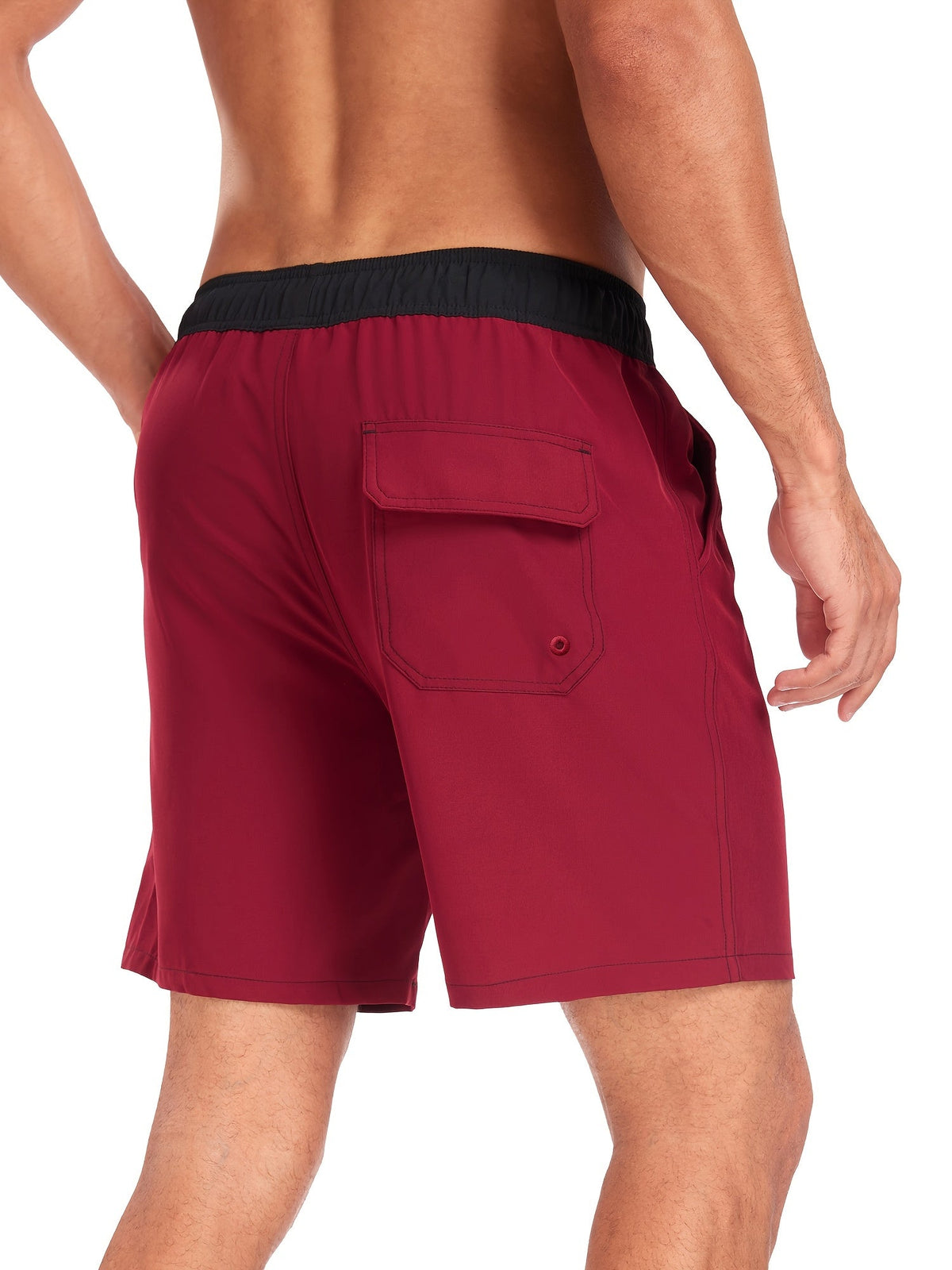 Alexander | Men’s Swim Shorts | Drawstring Waist Inner Leg Pocket Beachwear — image 19 — MAREACO
