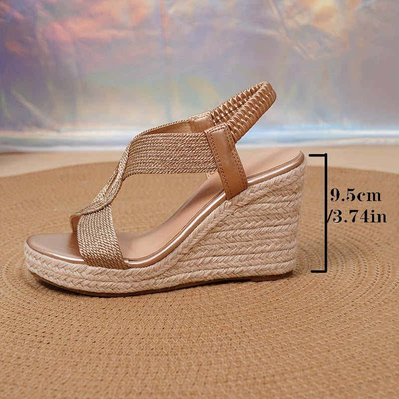 Alice | Women’s Wedge Sandals | Crossed Straps Ankle Buckles Summer Wear — image 13 — MAREACO