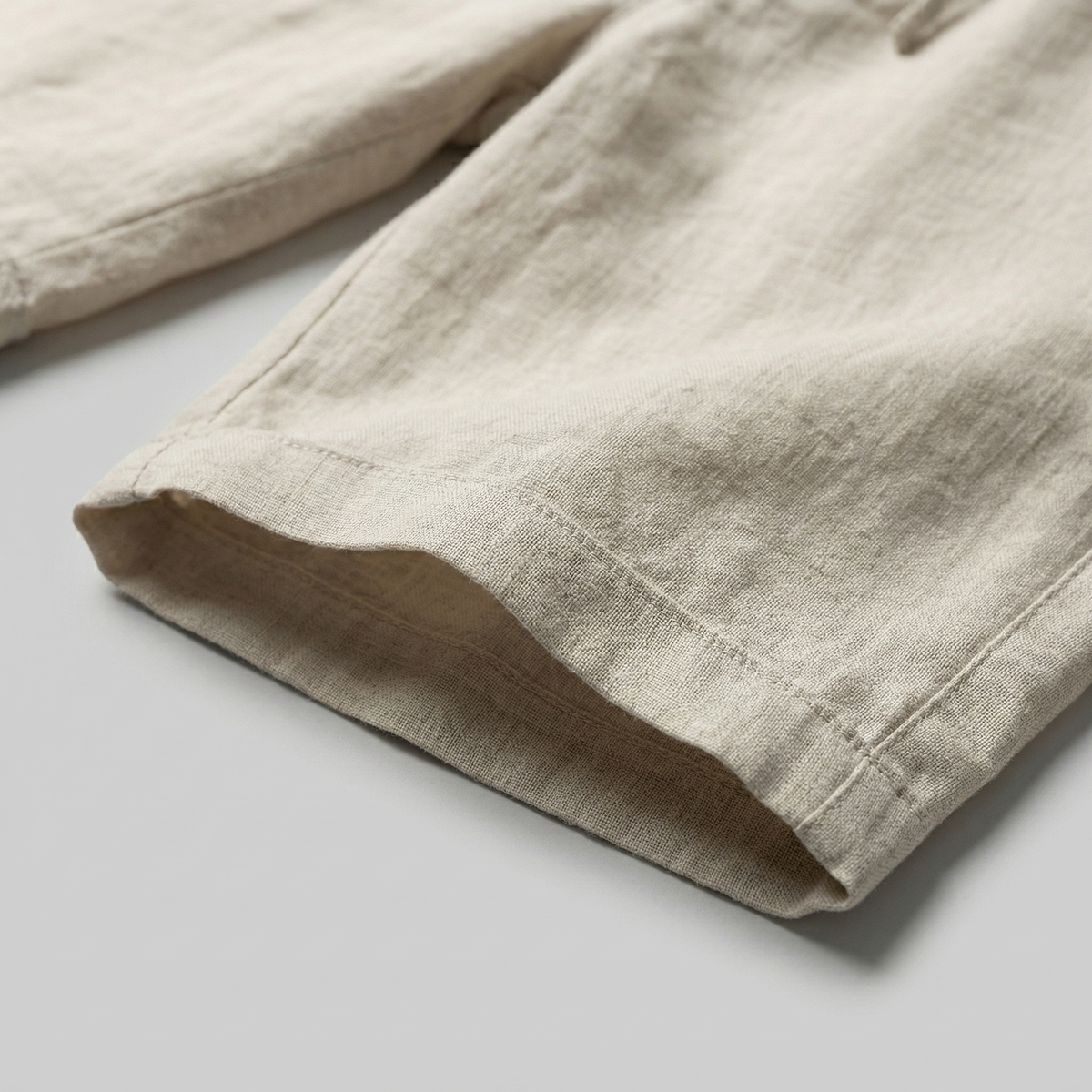 Charles | Men’s Shorts | Drawstring Waist Straight Legs Summer Wear — image 02 — MAREACO
