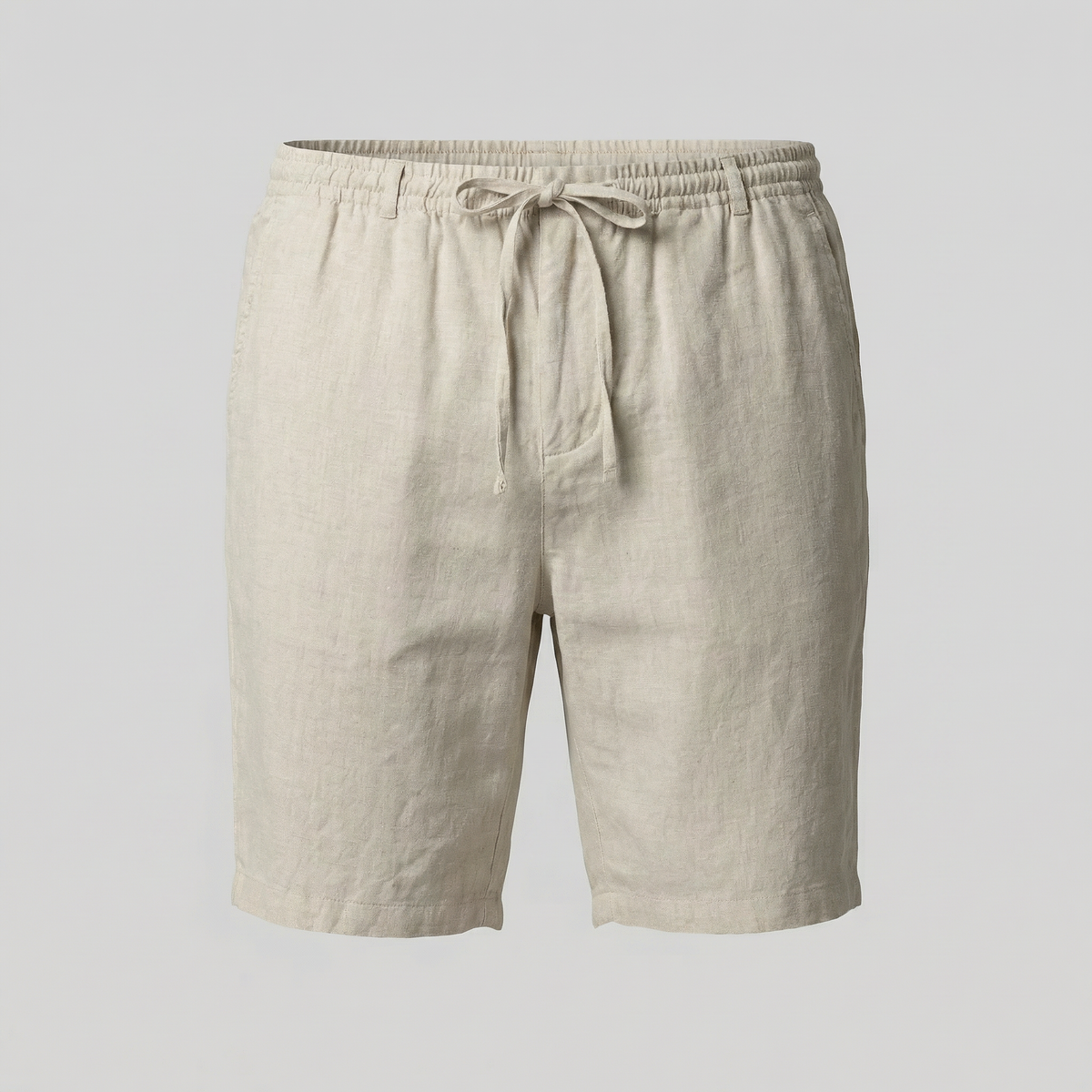 Charles | Men’s Shorts | Drawstring Waist Straight Legs Summer Wear — image 05 — MAREACO