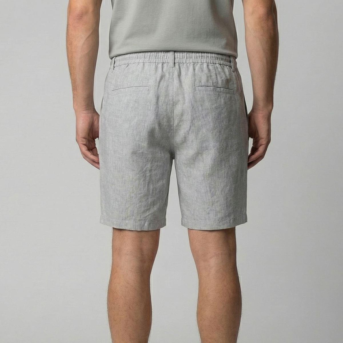 Charles | Men’s Shorts | Drawstring Waist Straight Legs Summer Wear — image 12 — MAREACO
