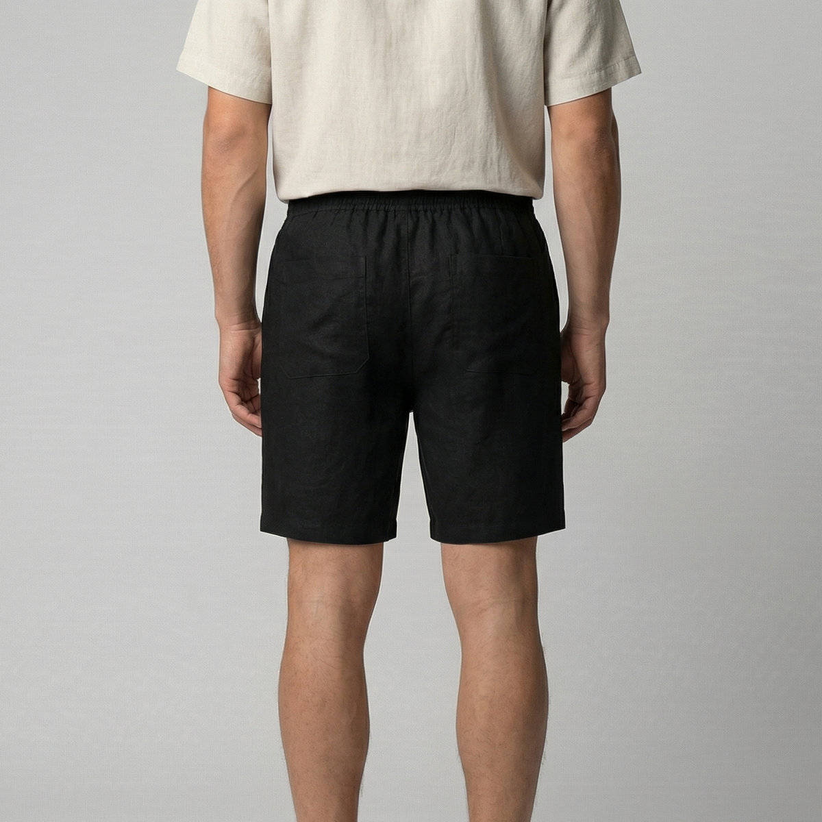 Charles | Men’s Shorts | Drawstring Waist Straight Legs Summer Wear — image 17 — MAREACO