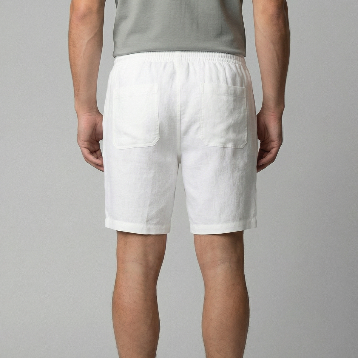 Charles | Men’s Shorts | Drawstring Waist Straight Legs Summer Wear — image 22 — MAREACO