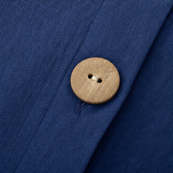 Chloe | Women’s Blouse | Front Buttons Curved Hem Everyday Wear — image 09 — MAREACO