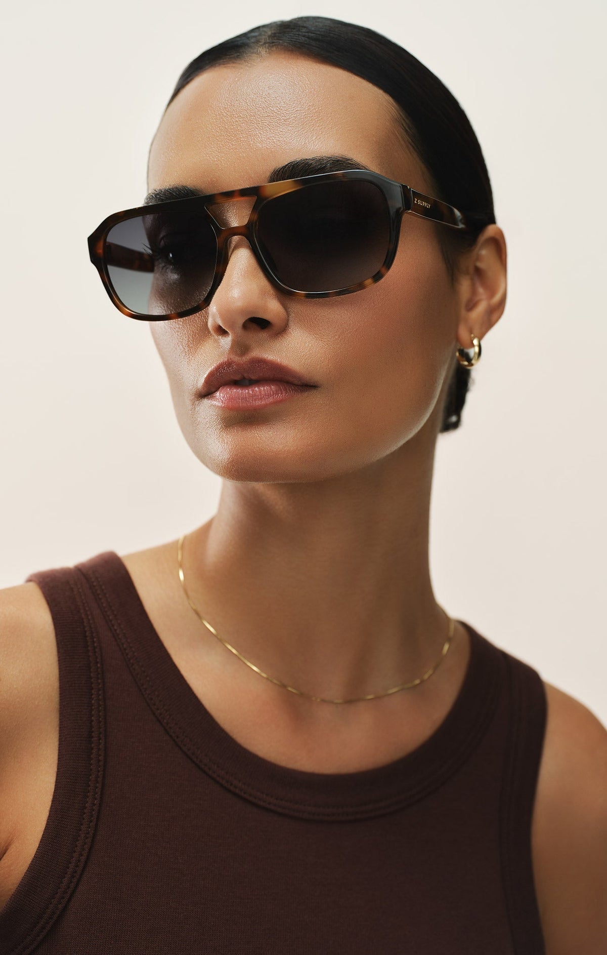 Emily | Women’s Rectangular Sunglasses | Tinted Lenses Broad Frame Everyday Wear — image 11 — MAREACO
