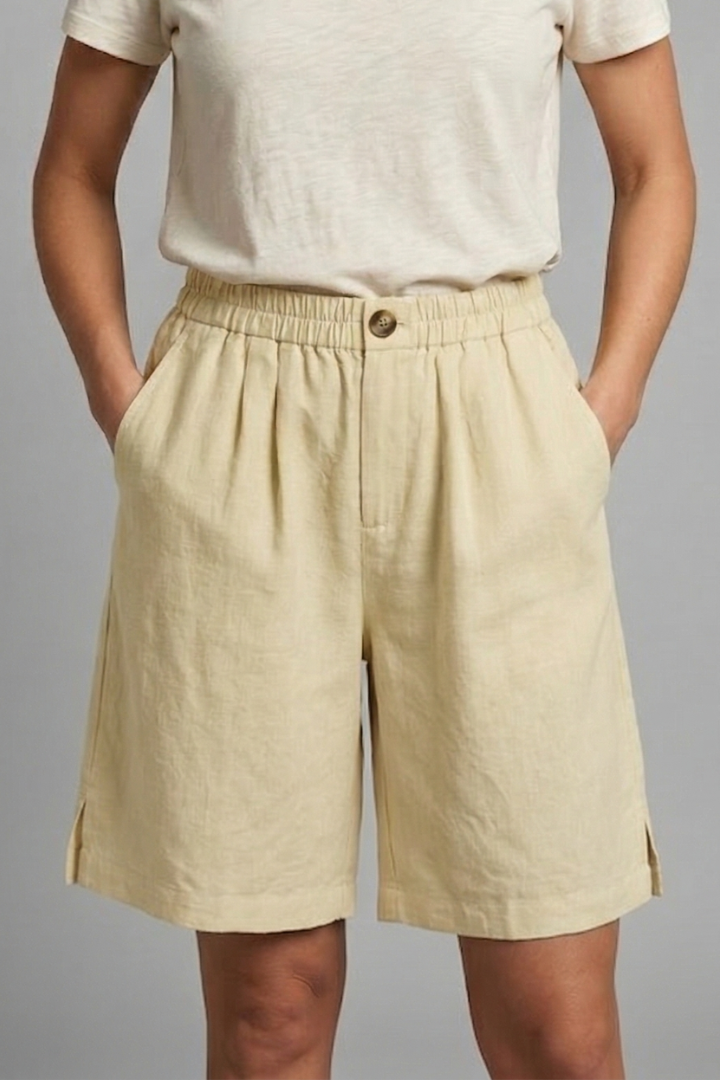 Freya | Women’s Shorts | Wide Legs Side Pockets Summer Wear — image 05 — MAREACO