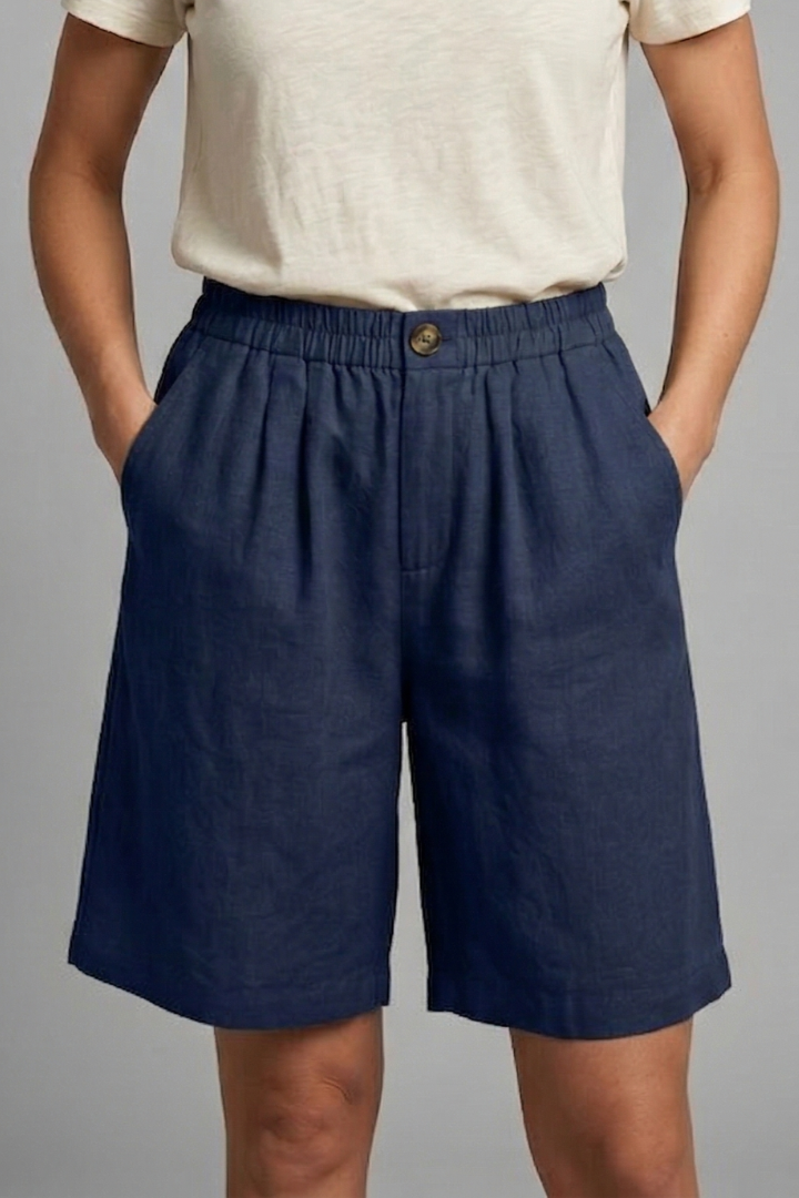 Freya | Women’s Shorts | Wide Legs Side Pockets Summer Wear — image 08 — MAREACO