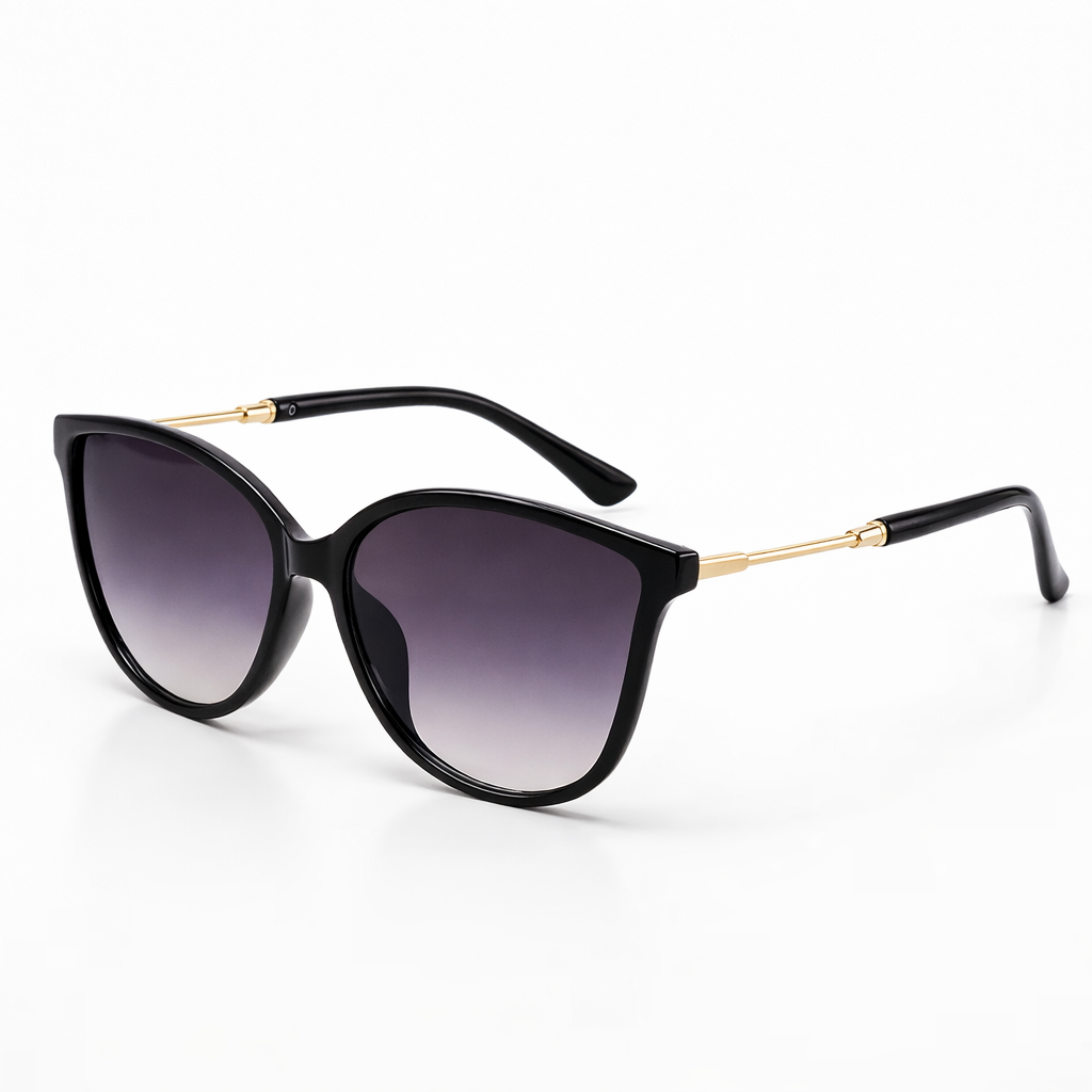 Grace | Women’s Cat-Eye Sunglasses | Raised Corners Slim Arms Everyday Wear — image 01 — MAREACO