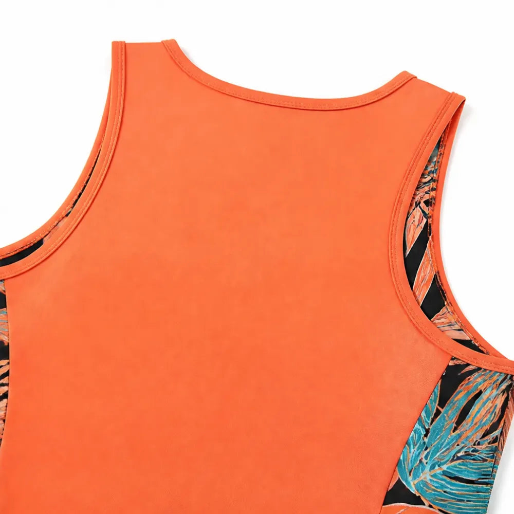 Grace | Women’s Tankini Set | Printed Panels Matching Shorts Swimwear — image 07 — MAREACO