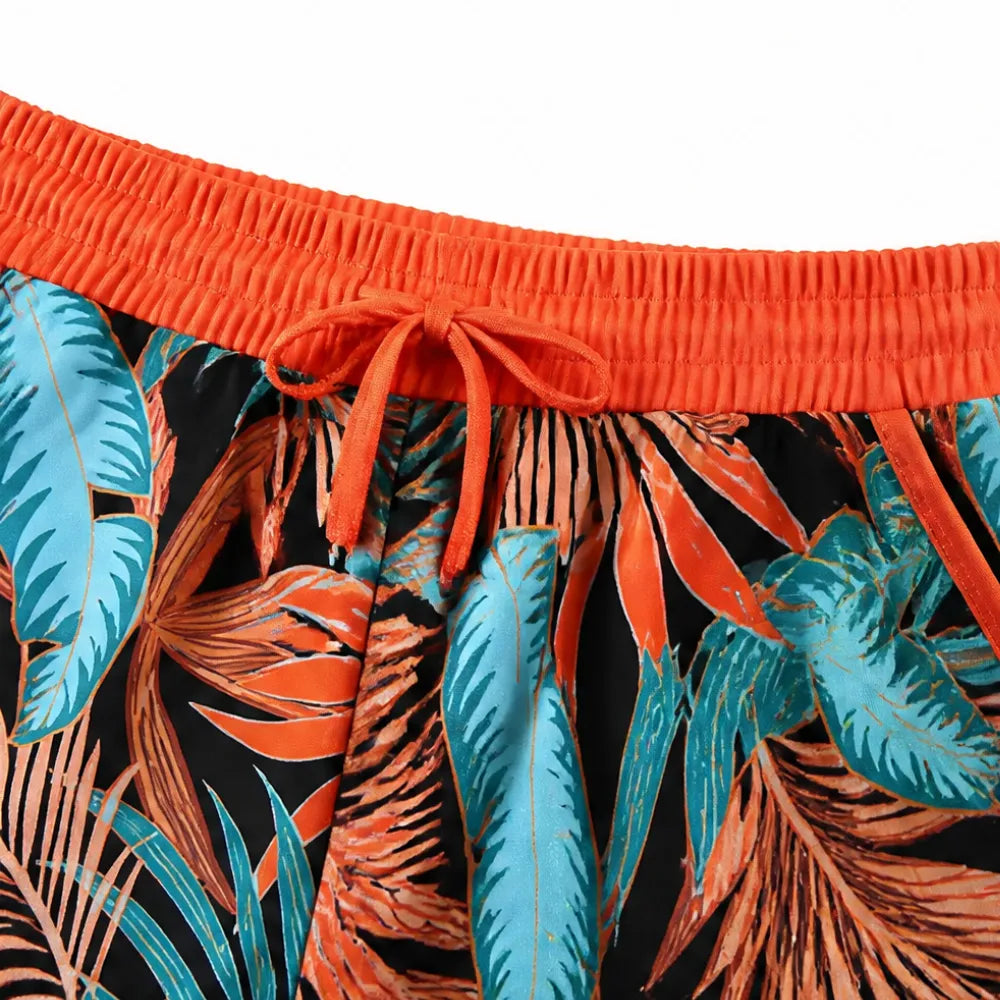 Grace | Women’s Tankini Set | Printed Panels Matching Shorts Swimwear — image 08 — MAREACO