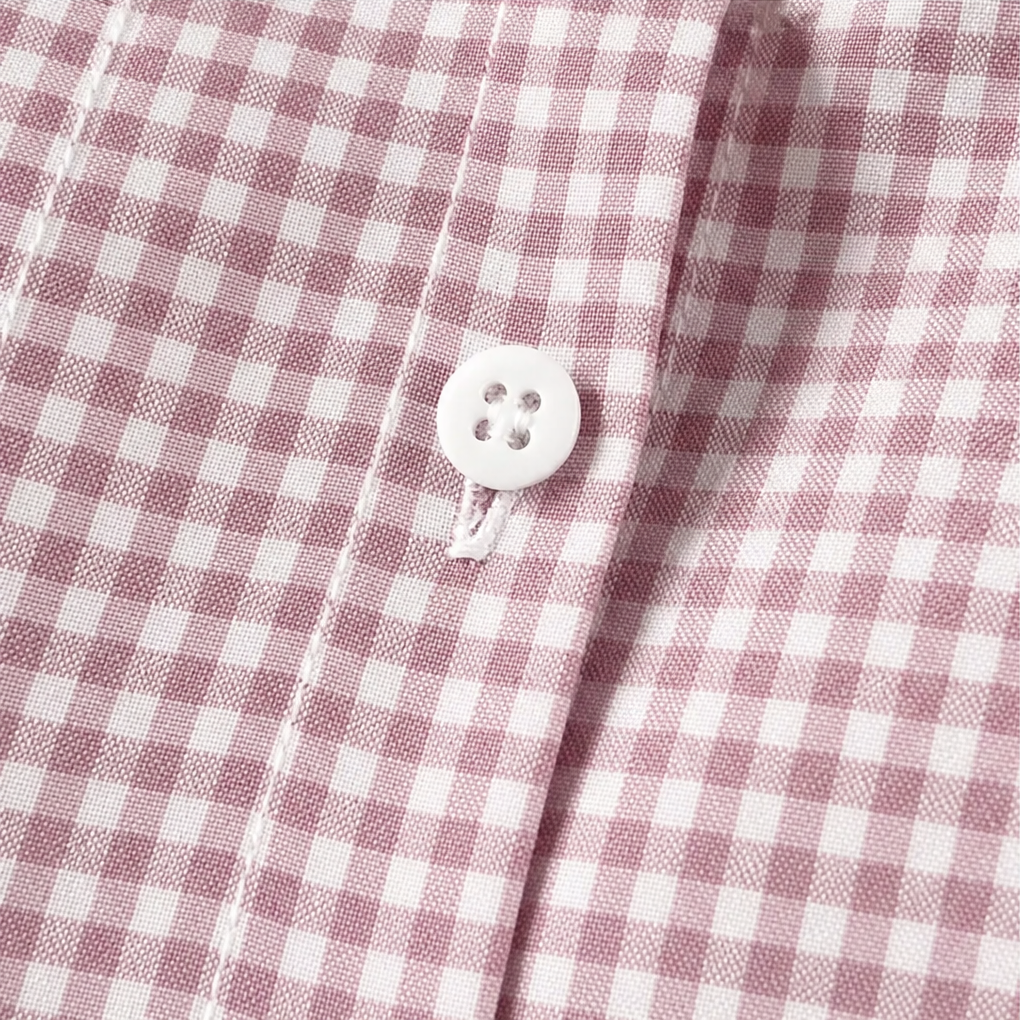 Hannah | Women’s Shirt | Checked Pattern Button Front Everyday Wear — image 08 — MAREACO