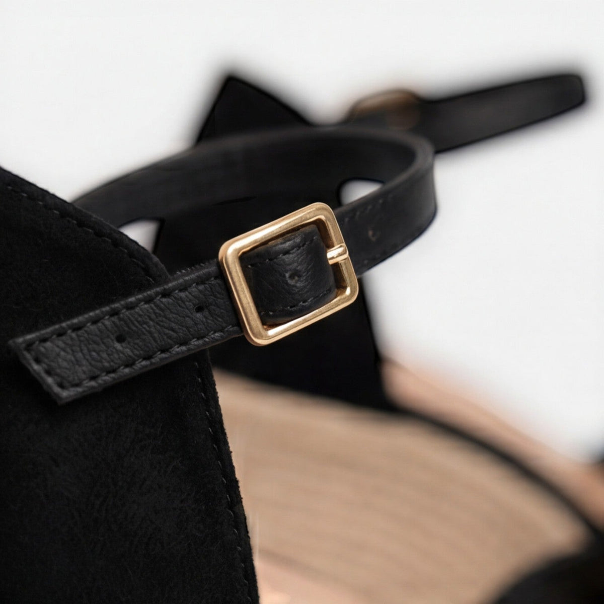 Hannah | Women’s Wedge Sandals | Closed Toes Ankle Straps Summer Wear — image 02 — MAREACO