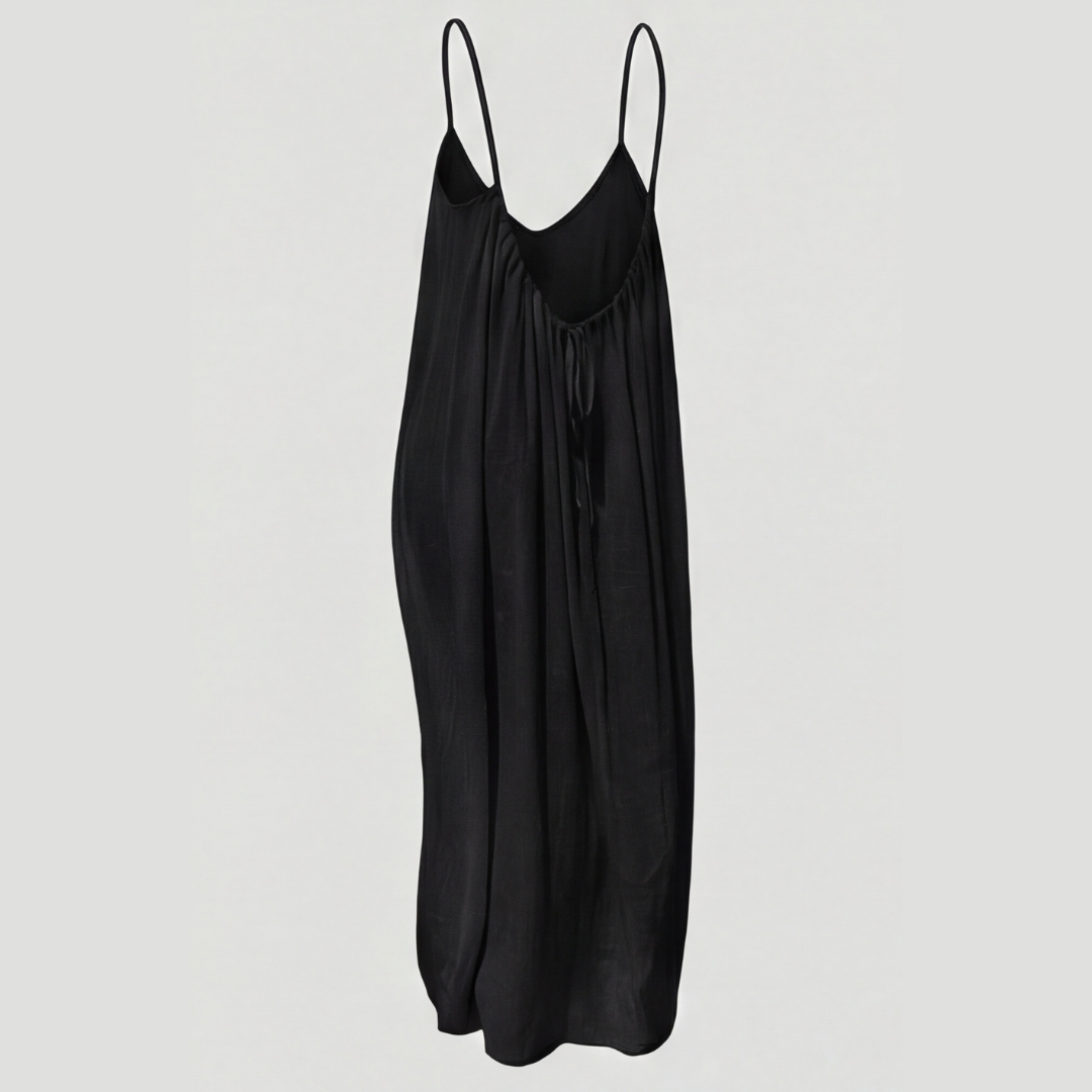 Harriet | Women’s Maxi Dress | Thin Straps Open Back Summer Wear — image 10 — MAREACO
