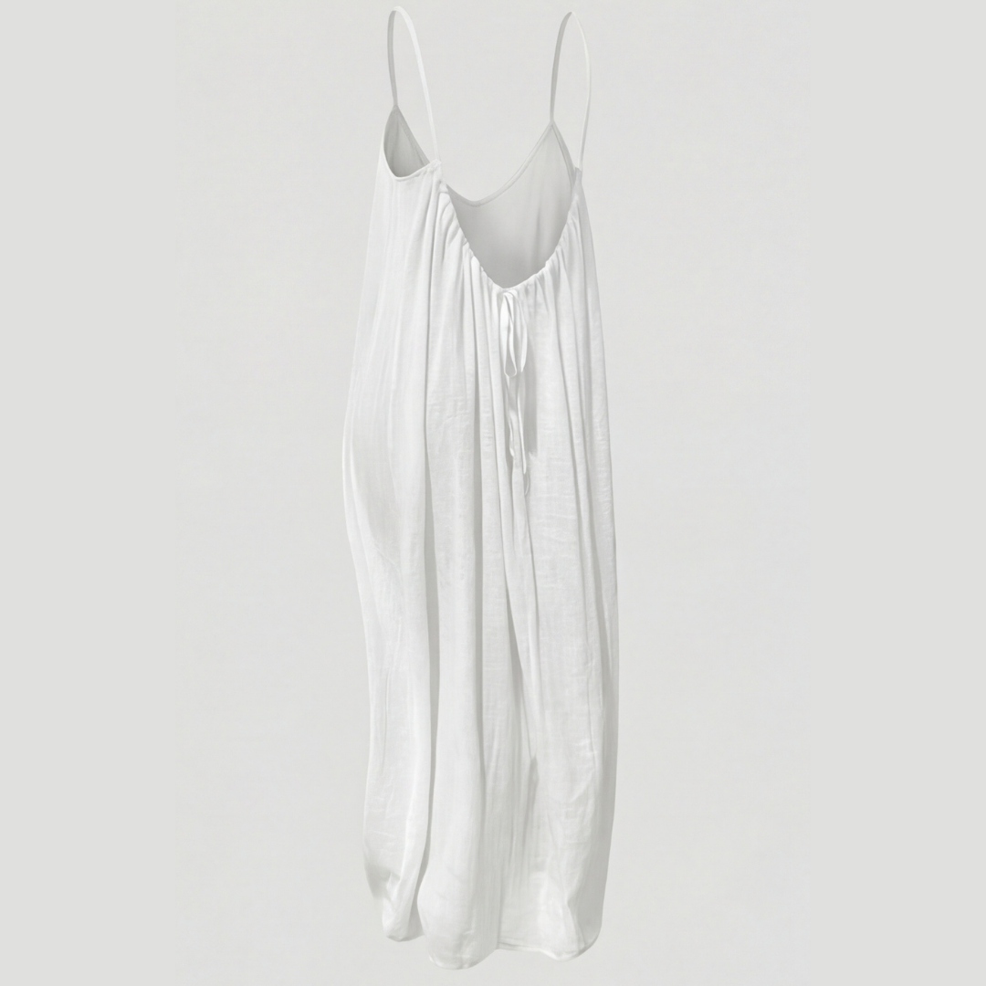 Harriet | Women’s Maxi Dress | Thin Straps Open Back Summer Wear — image 11 — MAREACO