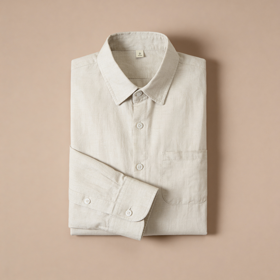 Henry | Men’s Shirt | Chest Pocket Front Buttons Summer Wear — image 11 — MAREACO