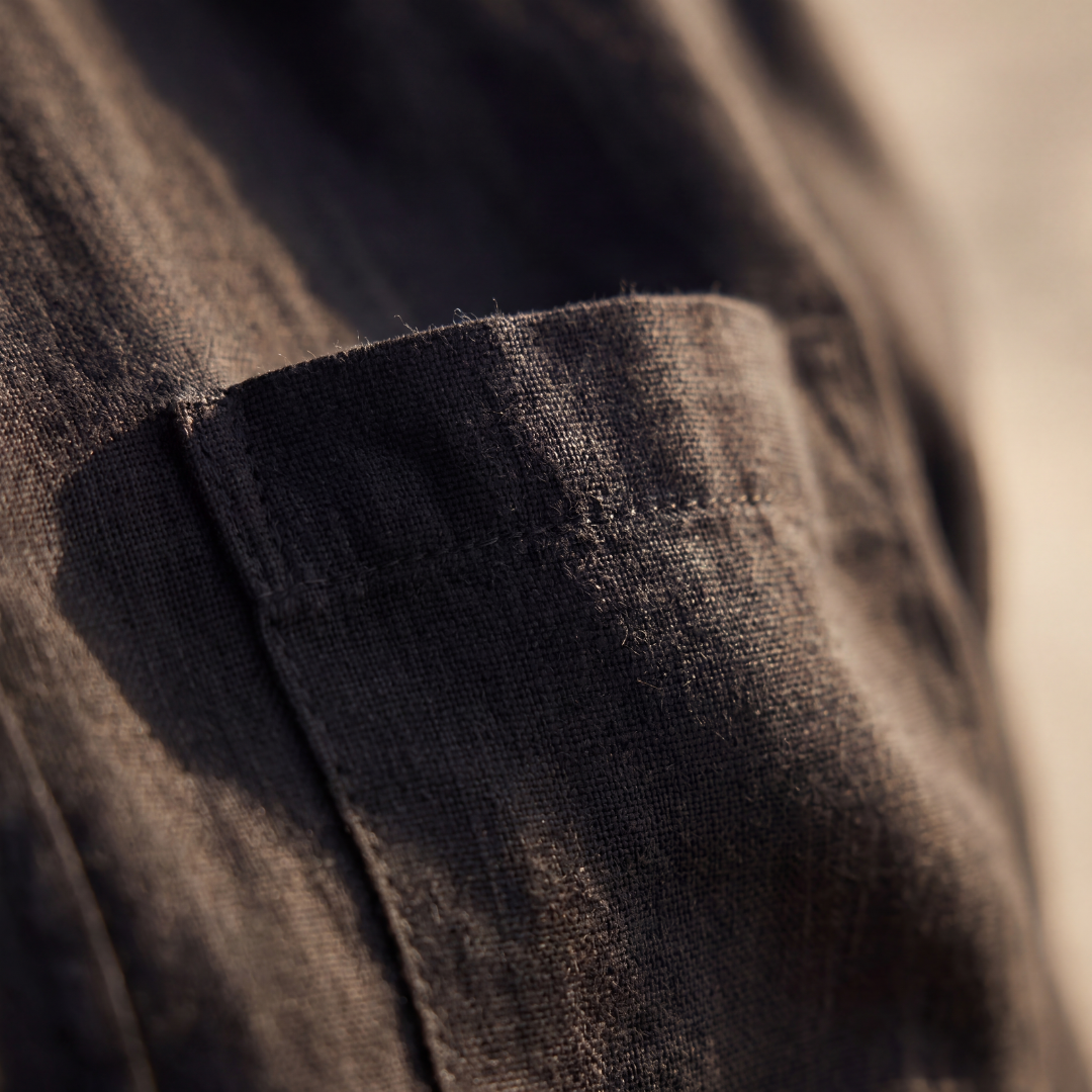 Henry | Men’s Shirt | Chest Pocket Front Buttons Summer Wear — image 16 — MAREACO