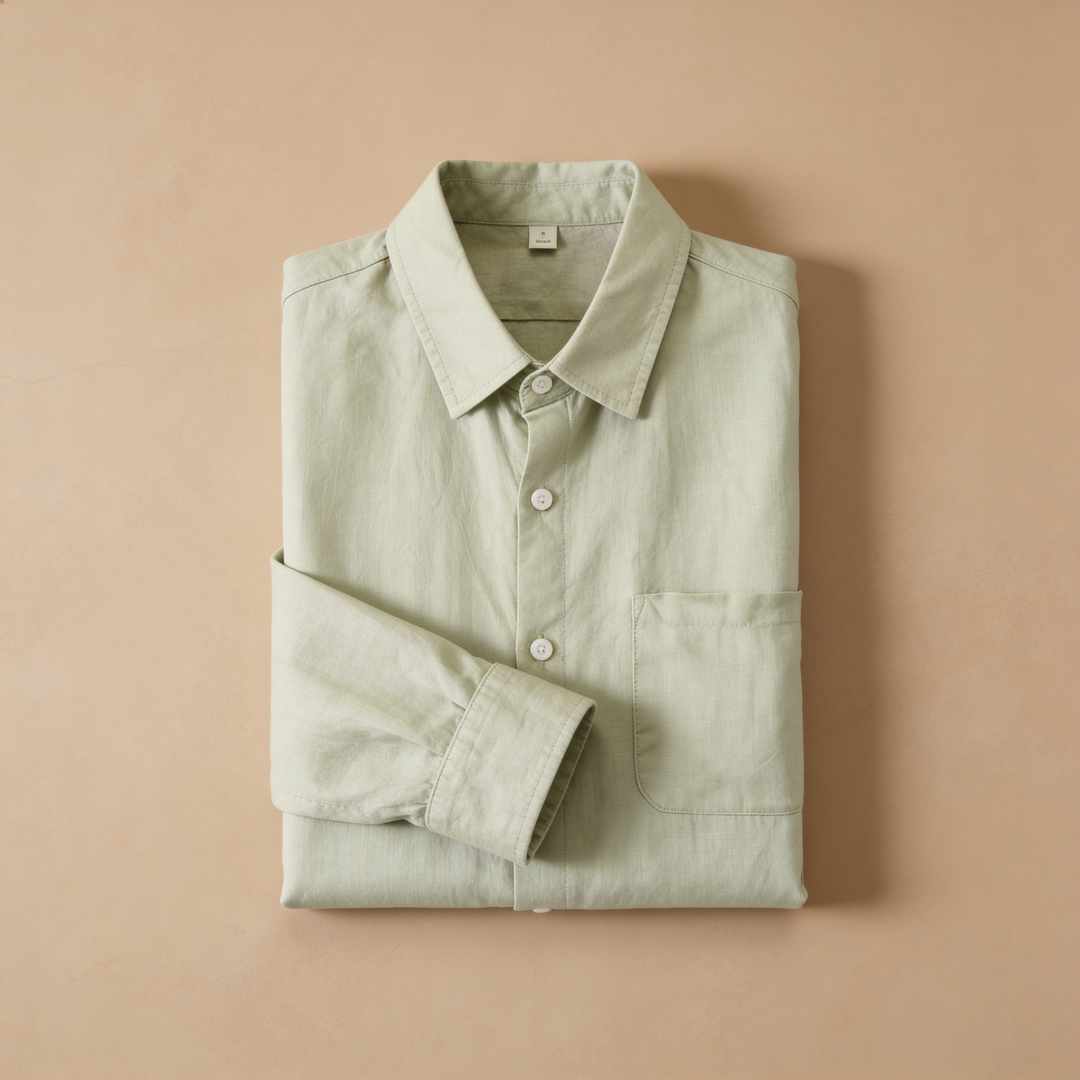 Henry | Men’s Shirt | Chest Pocket Front Buttons Summer Wear — image 23 — MAREACO