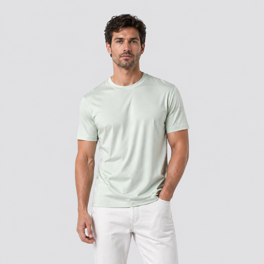James | Men’s T-Shirt | Crew Neck Short Sleeves Everyday Wear — image 01 — MAREACO