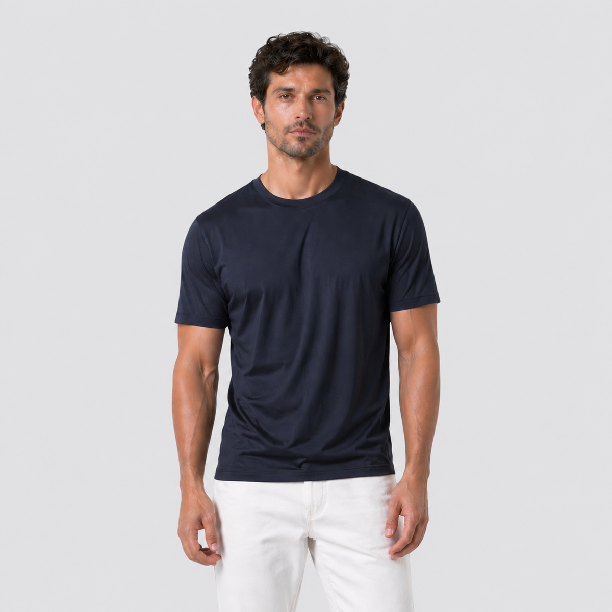 James | Men’s T-Shirt | Crew Neck Short Sleeves Everyday Wear — image 05 — MAREACO