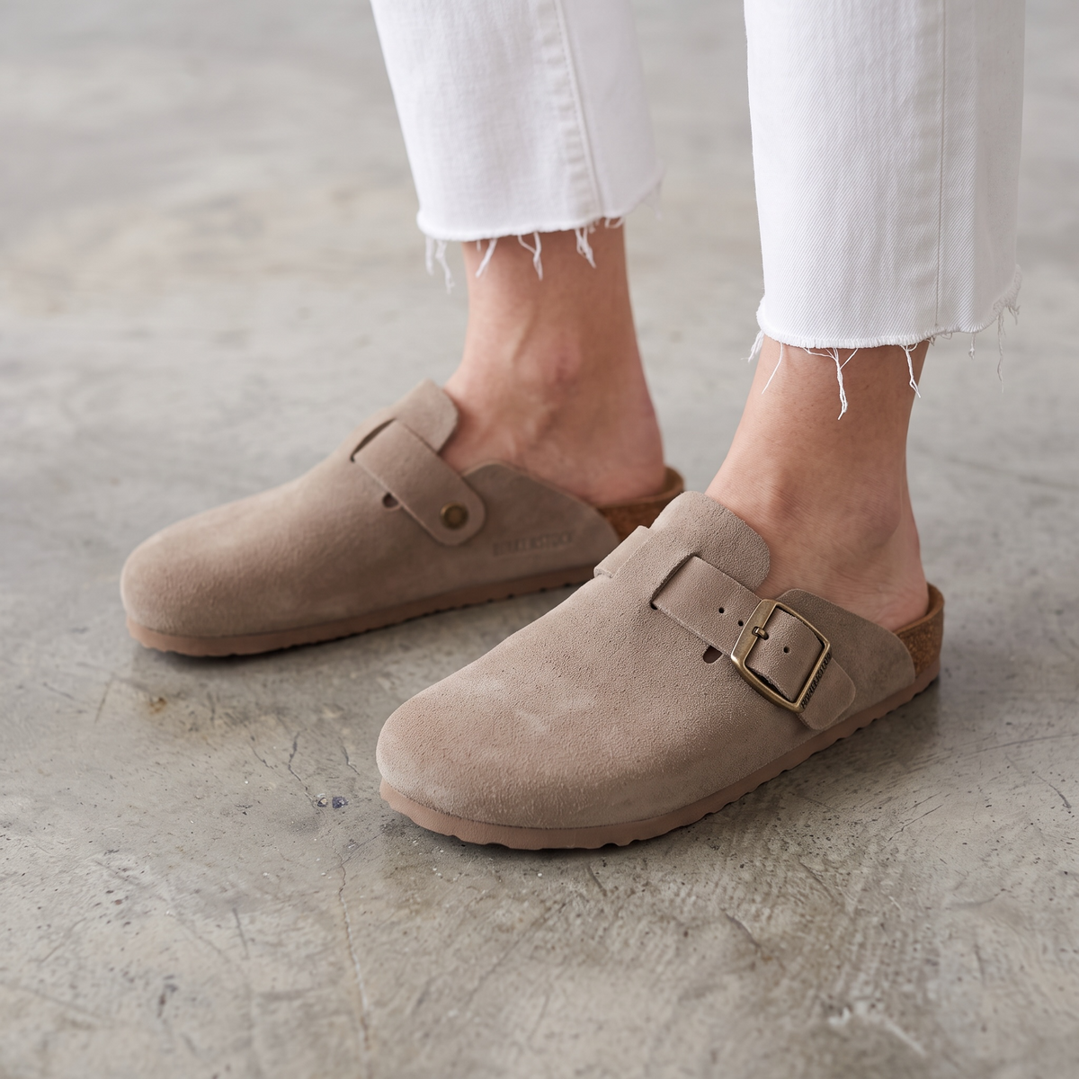 Jessica | Women’s Clog Mules | Rounded Toes Buckle Straps Everyday Wear — image 02 — MAREACO