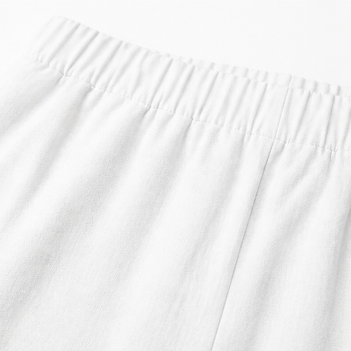Mia | Women’s Cropped Trousers | Side Buttons Cropped Legs Summer Wear — image 09 — MAREACO