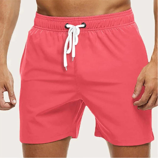 Oscar | Men’s Swim Shorts | Drawstring Waist Side Pockets Beachwear — image 01 — MAREACO