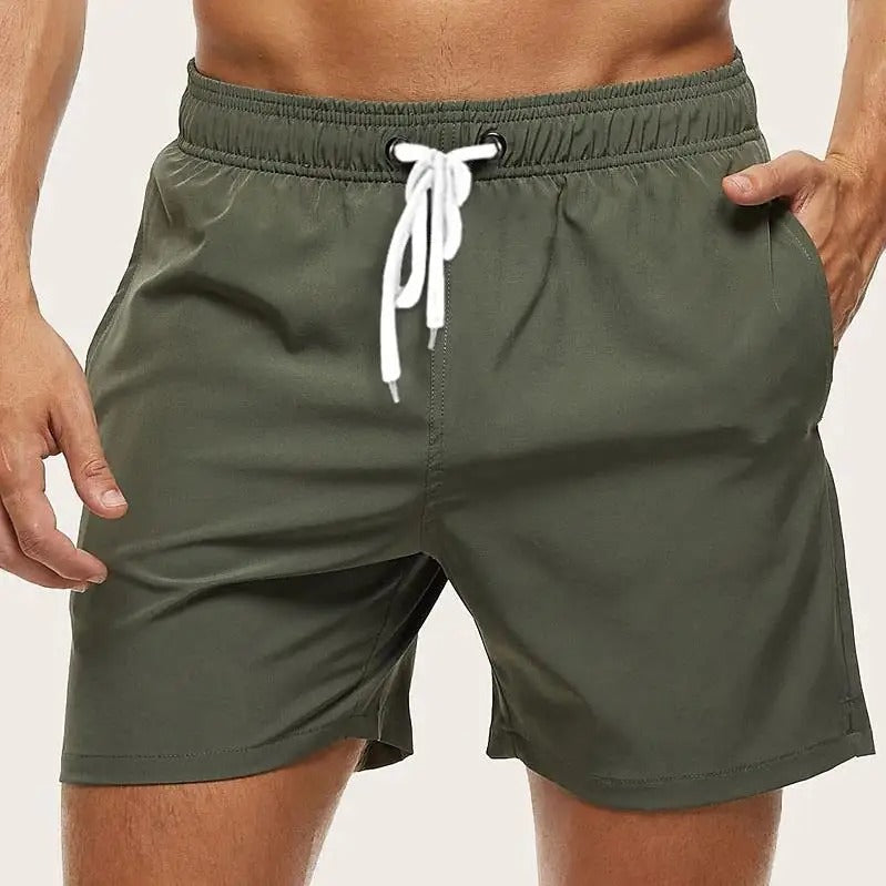 Oscar | Men’s Swim Shorts | Drawstring Waist Side Pockets Beachwear — image 06 — MAREACO