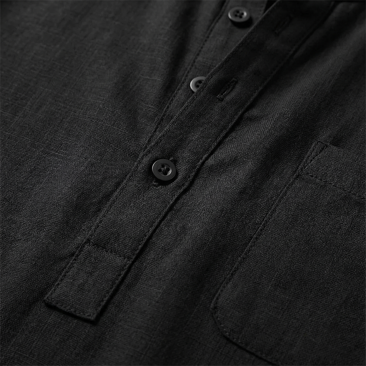 Poppy | Men’s Henley Shirt | Half Placket Chest Pocket Summer Wear — image 08 — MAREACO
