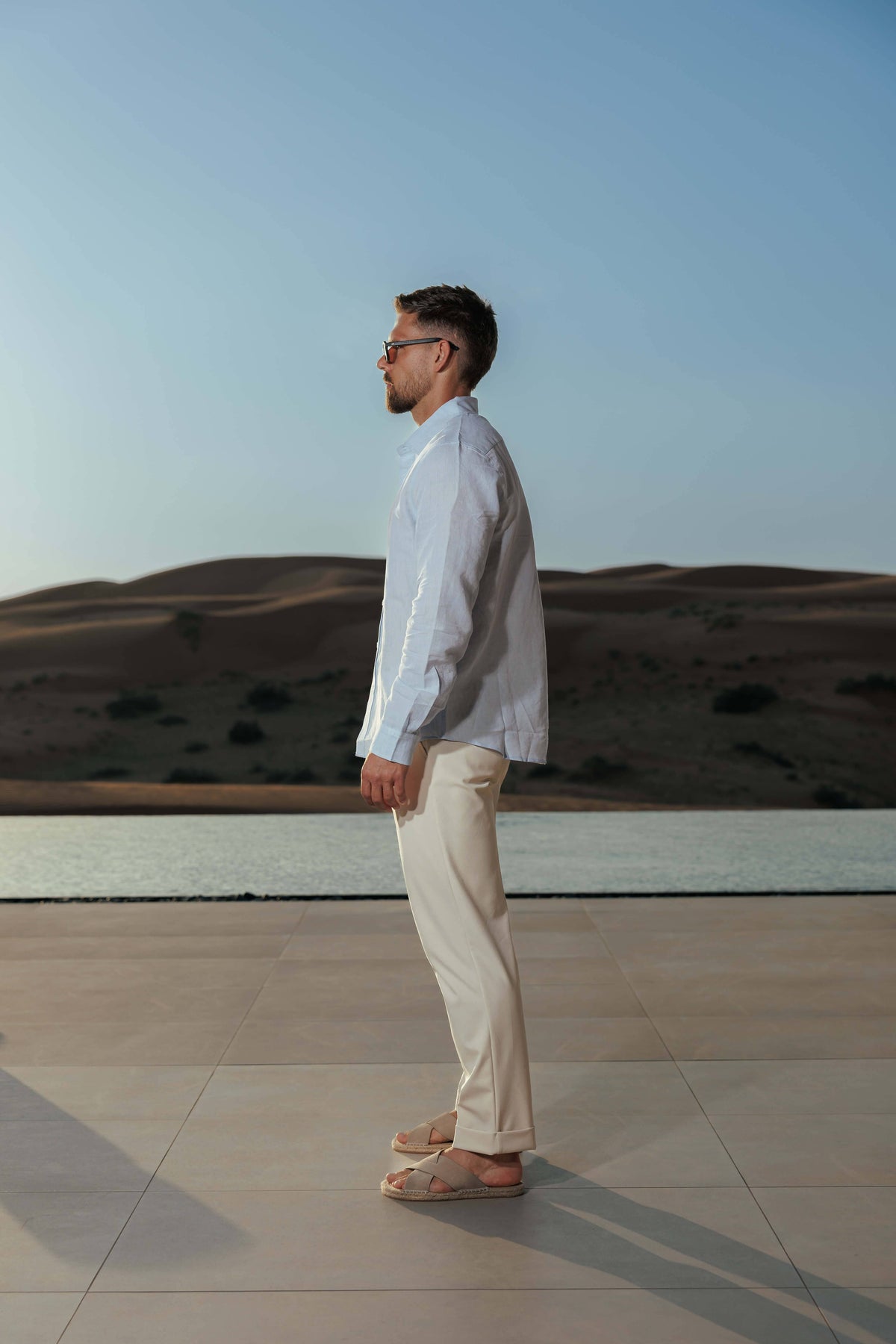 Samuel | Men’s Shirt | Button Front Long Sleeves Everyday Wear — image 06 — MAREACO